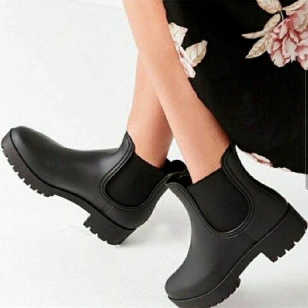 Jeffrey Campbell Cloudy Waterproof Chelsea Rain